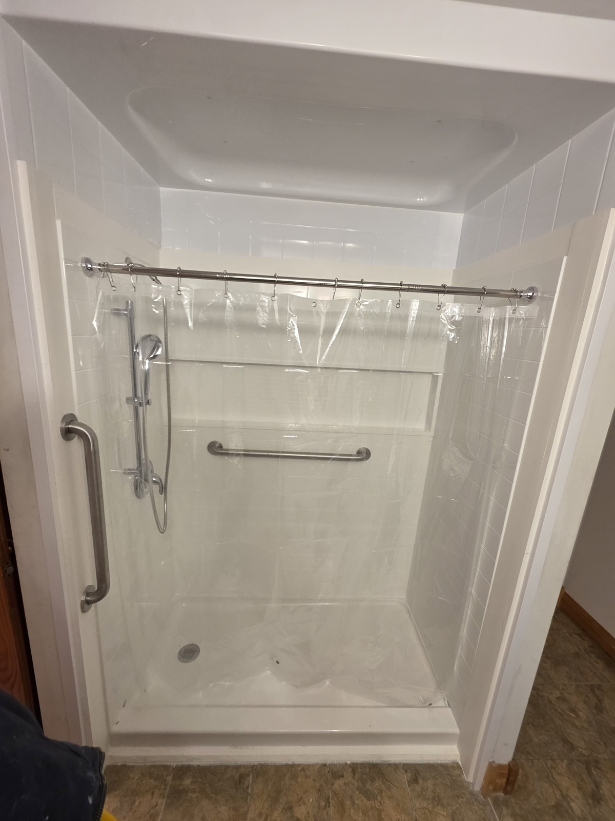 Tub-to-Shower Conversion - After